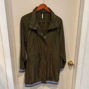 Free People Olive Utility Jacket